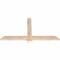 Ekena Millwork Eugene Smooth Timber Gable Bracket, Douglas Fir, 48"W x 26"H x 1 1/2"D x 3 1/2"F, 13/12 Pitch GBW048X26X0204EUG00SDF - alternate 5